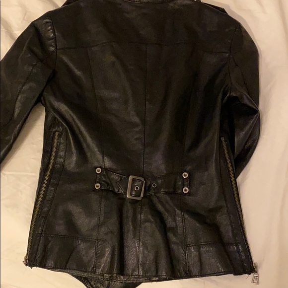 Danier Leather biker Jacket - Picture 4 of 5